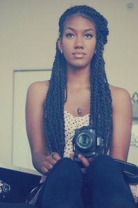 Another example of Senegalese twists I want. The length and size of the twists are just perfect.